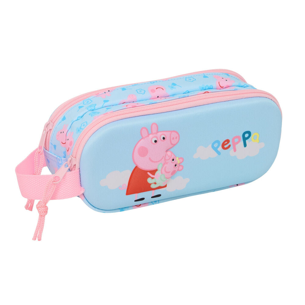Estojo Duplo 3D Peppa Pig