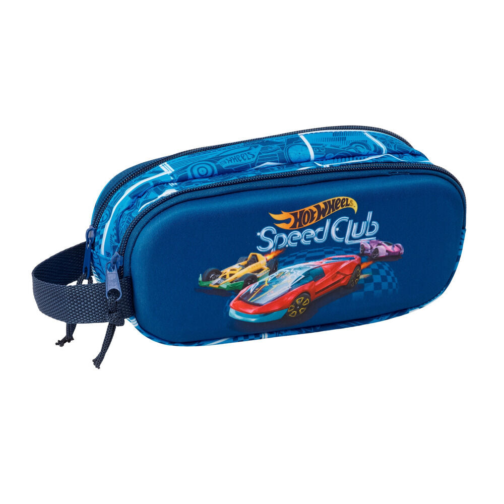 Estojo Duplo 3D Hot Wheels