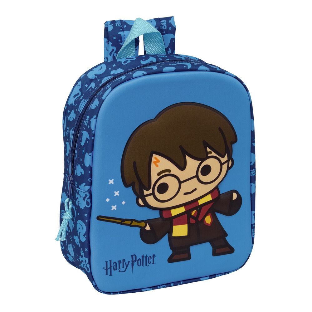 Mochila Creche 3D Harry Potter 27cm