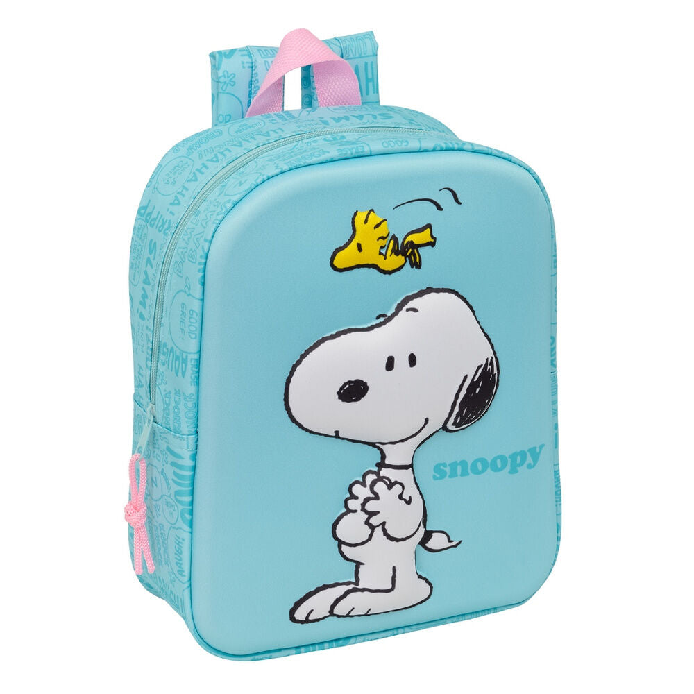 Mochila Creche 3D Snoopy 27cm