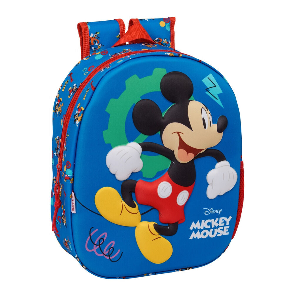 Mochila Pré-Escolar 3D Mickey Disney 33cm
