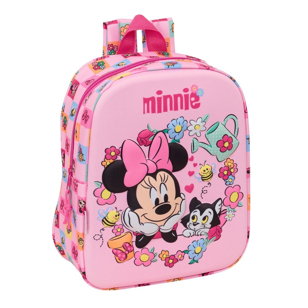 Mochila Creche 3D Minnie Disney 27cm