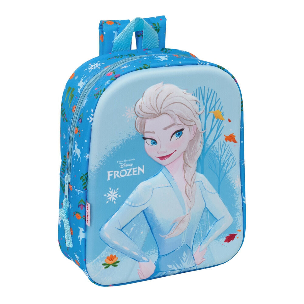 Mochila Creche 3D Frozen Disney 27cm
