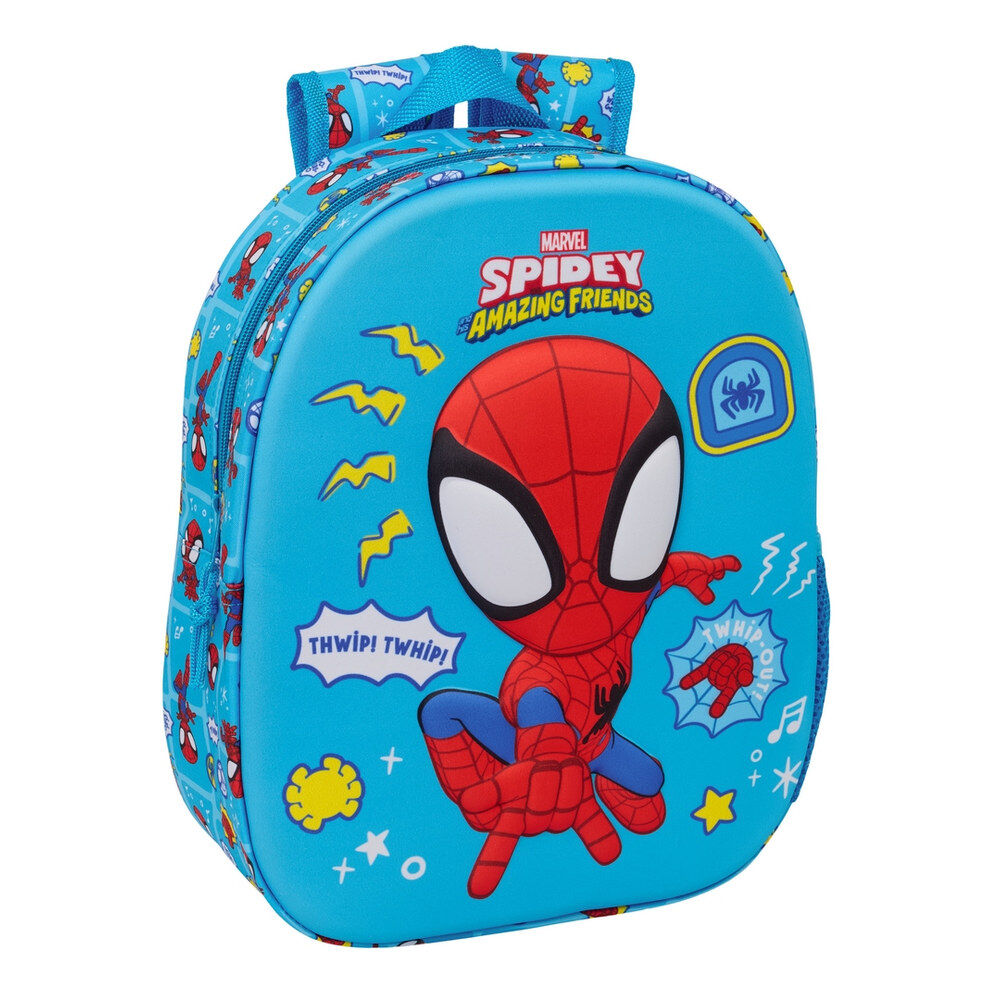 Mochila Pré-Escolar 3D Spidey Marvel 33cm