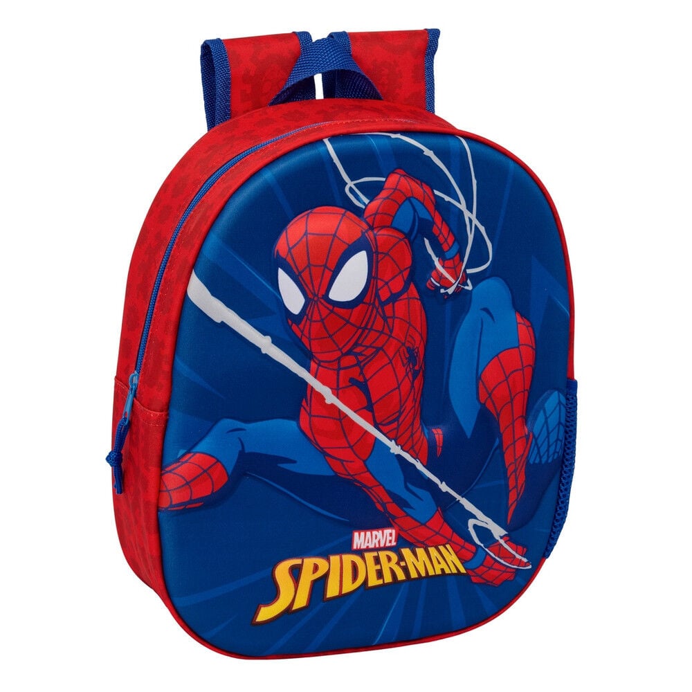 Mochila Pré-Escolar 3D Spiderman Marvel 33cm