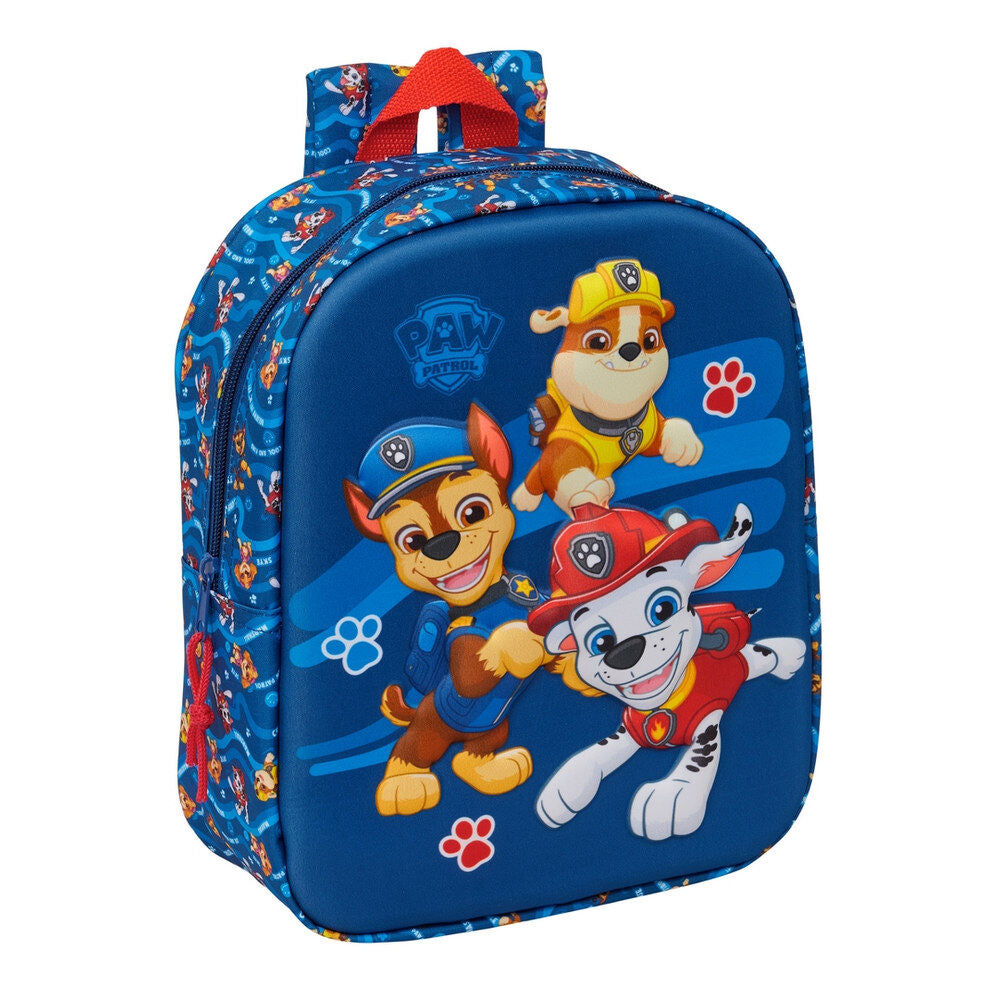 Mochila Creche 3D Patrulha Pata 27cm