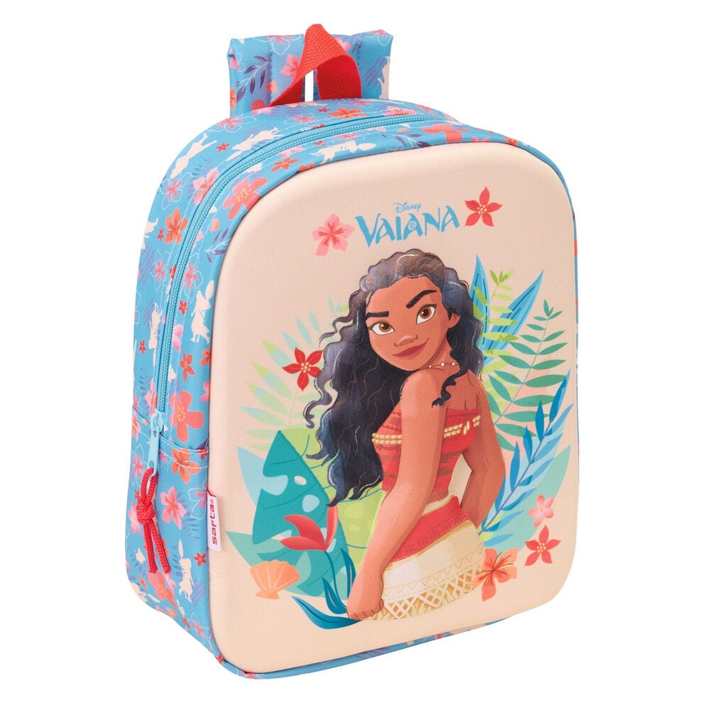 Mochila Creche 3D Vaiana Moana Disney 27cm