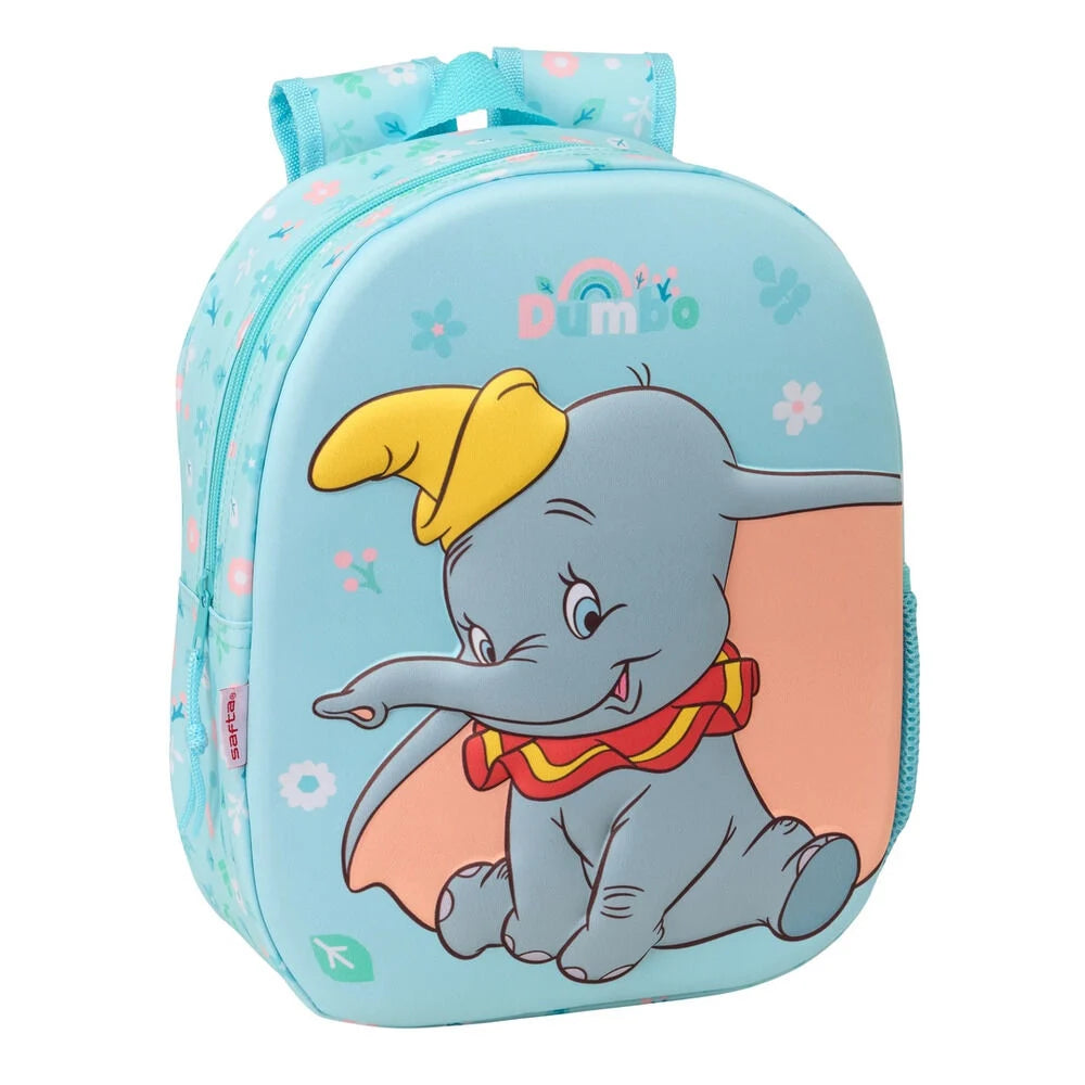 Mochila Pré-Escolar 3D Dumbo Disney 33cm