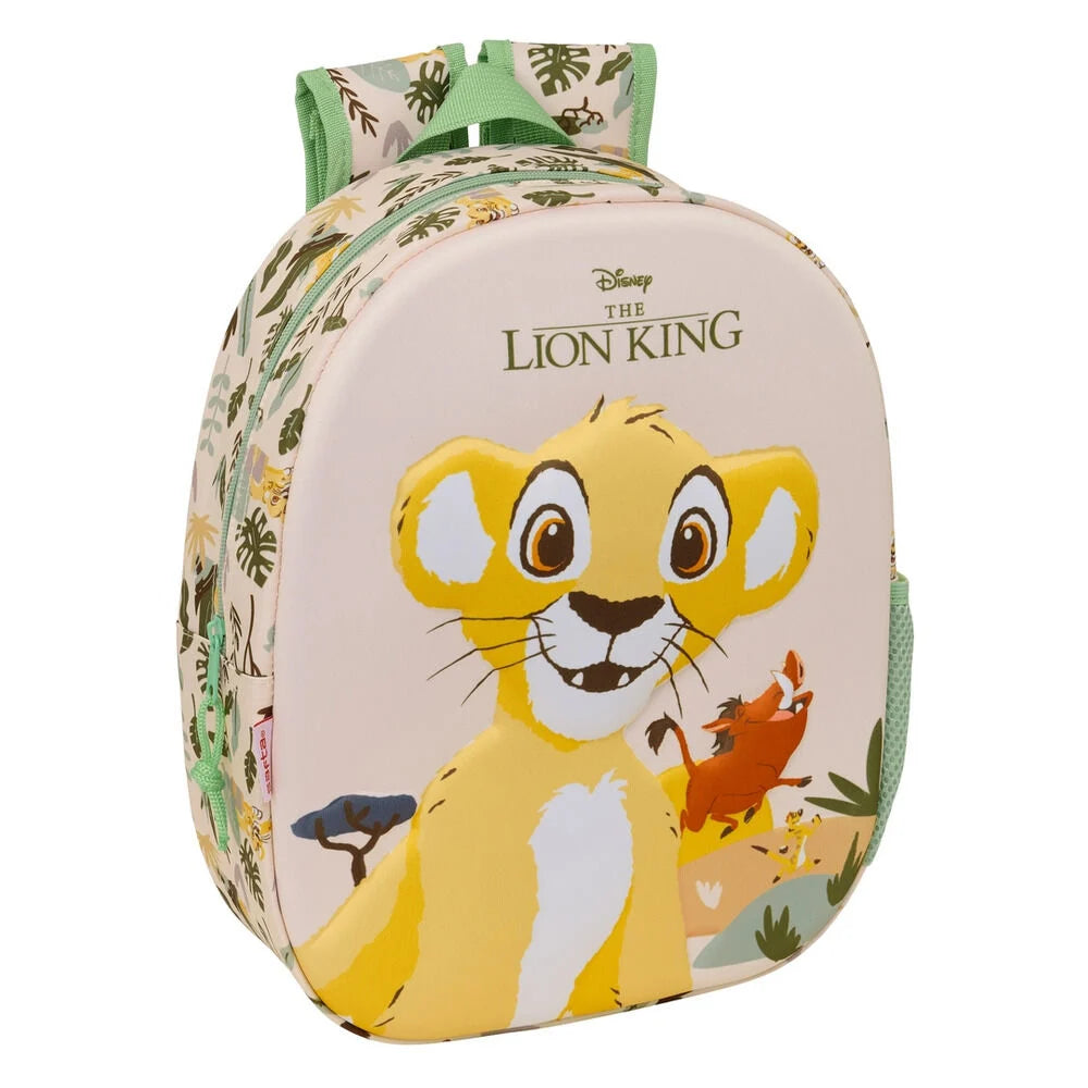 Mochila Pré-Escolar 3D Rei Leão Disney 33cm