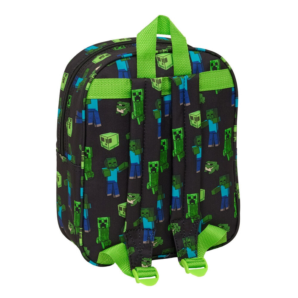 Mochila Creche 3D Minecraft 27cm
