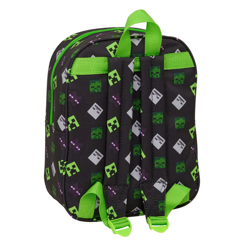 Mochila Creche 3D Minecraft 27cm