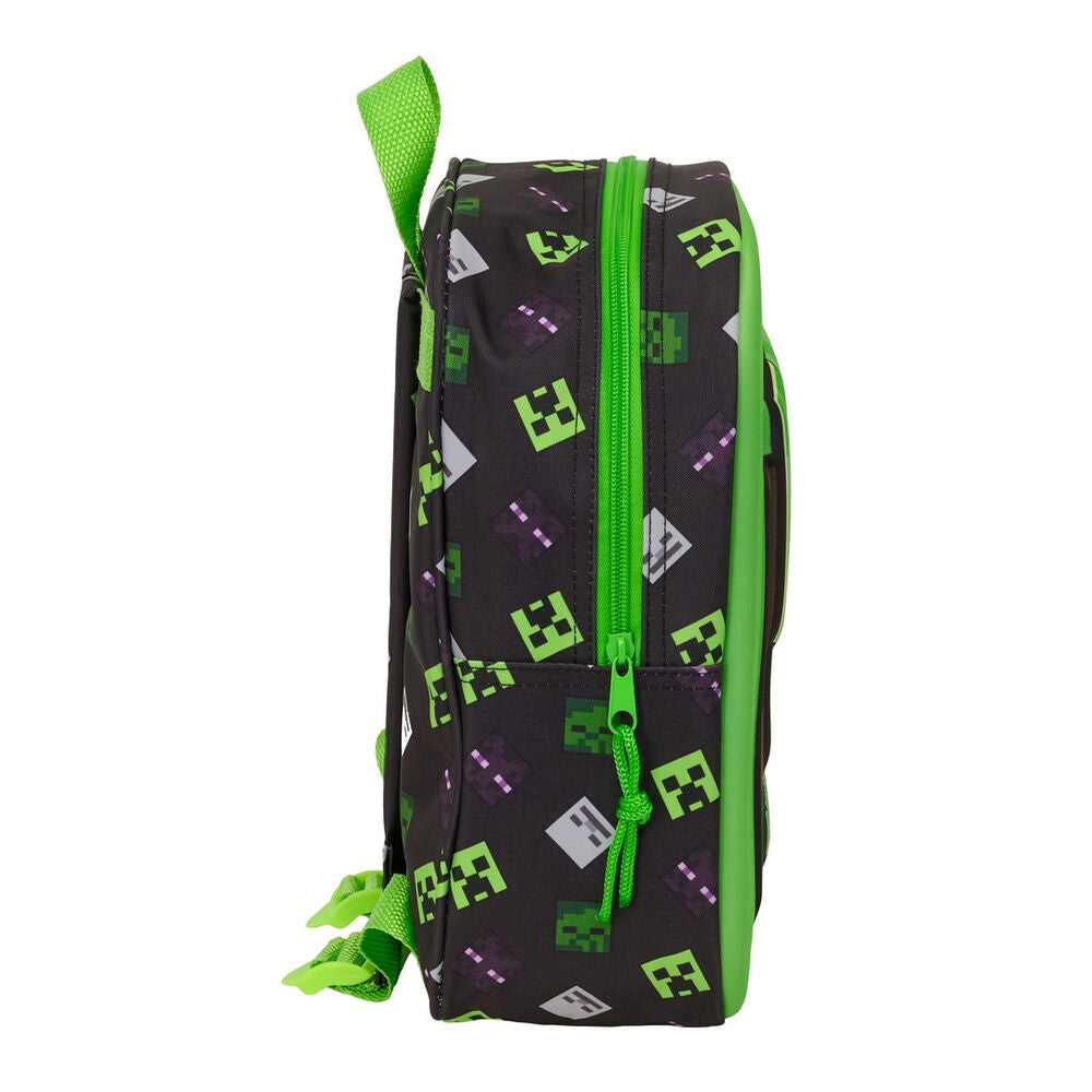 Mochila Creche 3D Minecraft 27cm