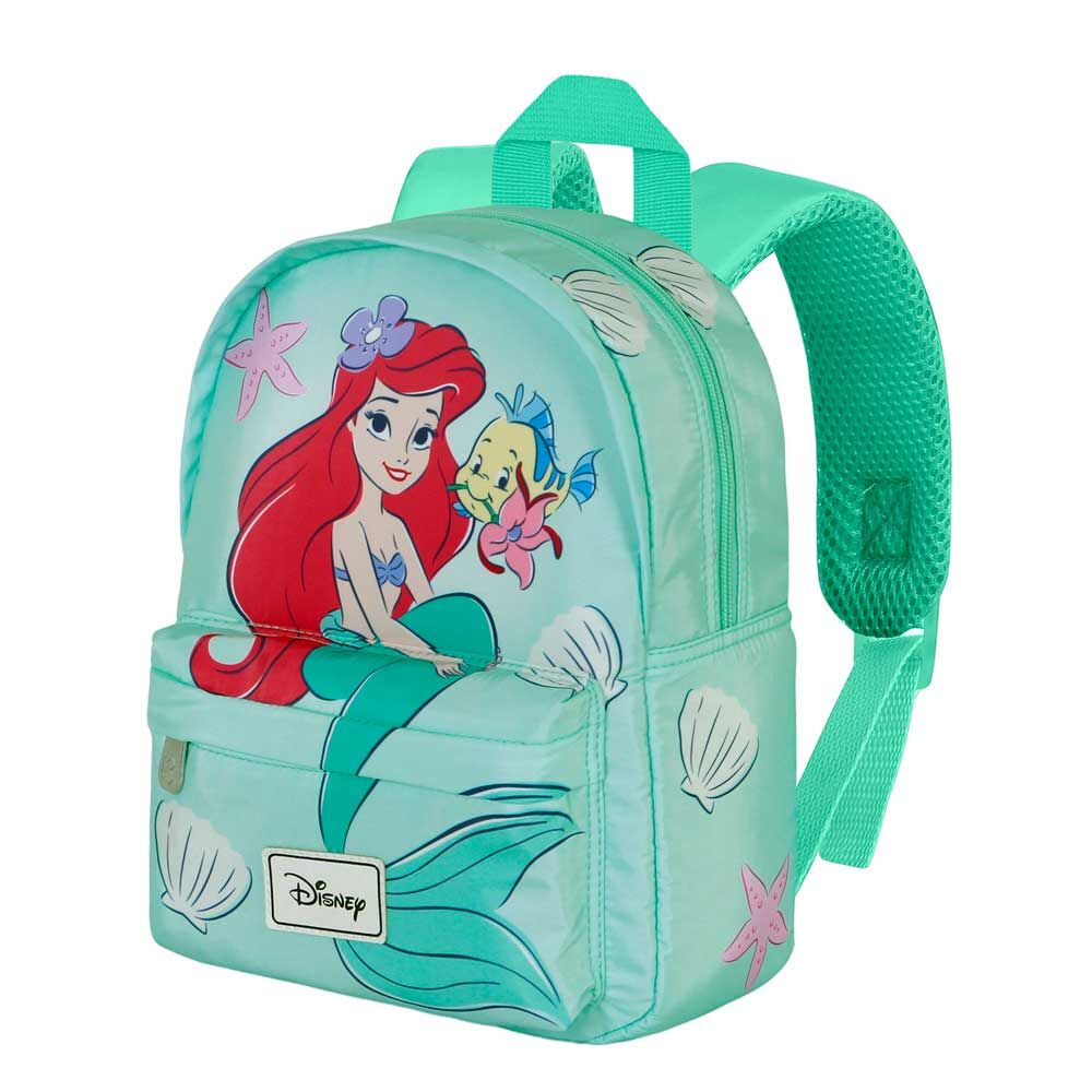 Mochila Creche The Little Mermaid Shell Disney 27cm