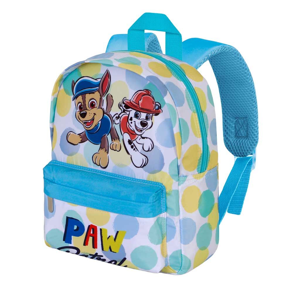 Mochila Creche Dots Patrulha Pata Paw Patrol 27cm