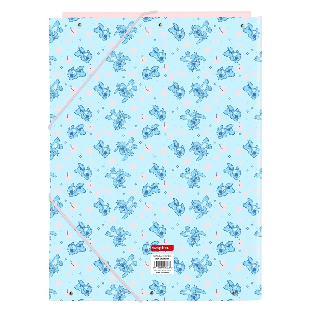 Capa de Elástico A4 Ohana Stitch Disney