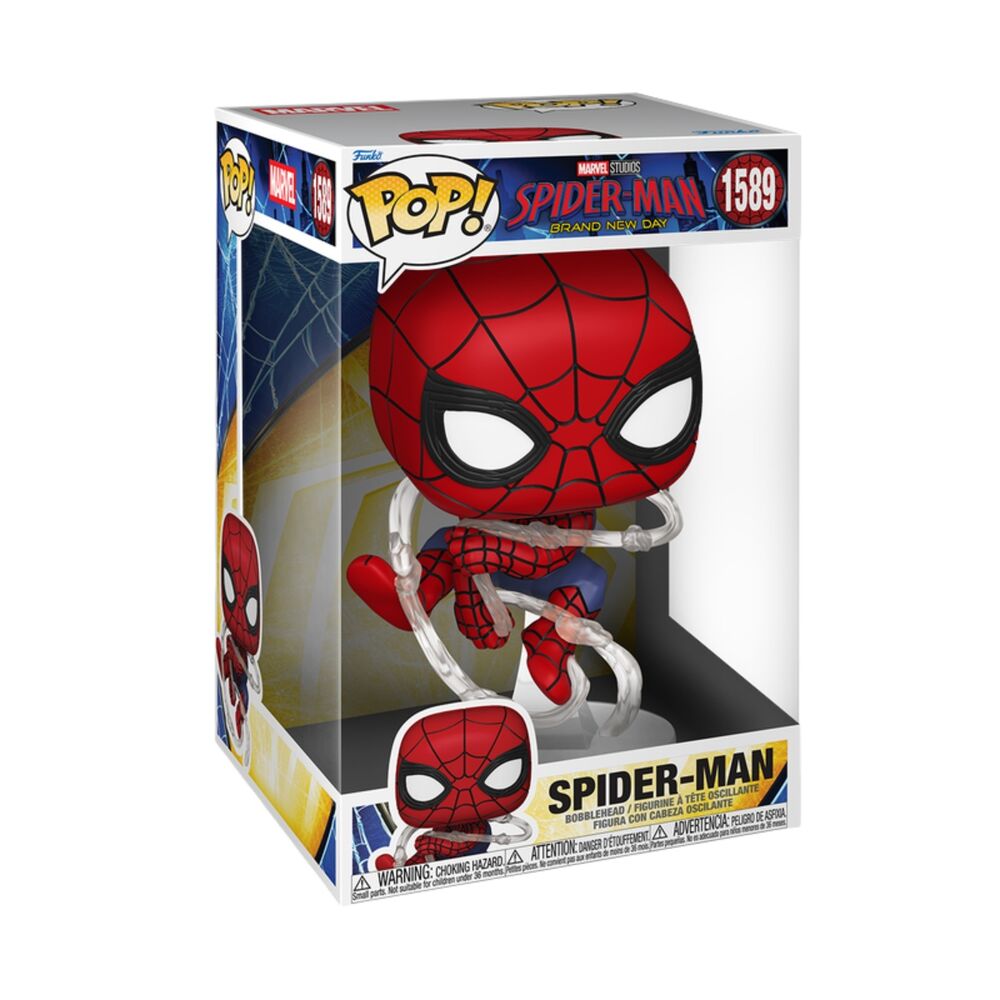 Funko POP Jumbo Marvel  Spiderman Brand New Day Spider-Man
