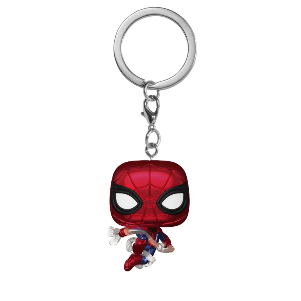 Porta-Chaves Funko Pocket POP Marvel Spiderman Brand New Day Spider-Man Metallic