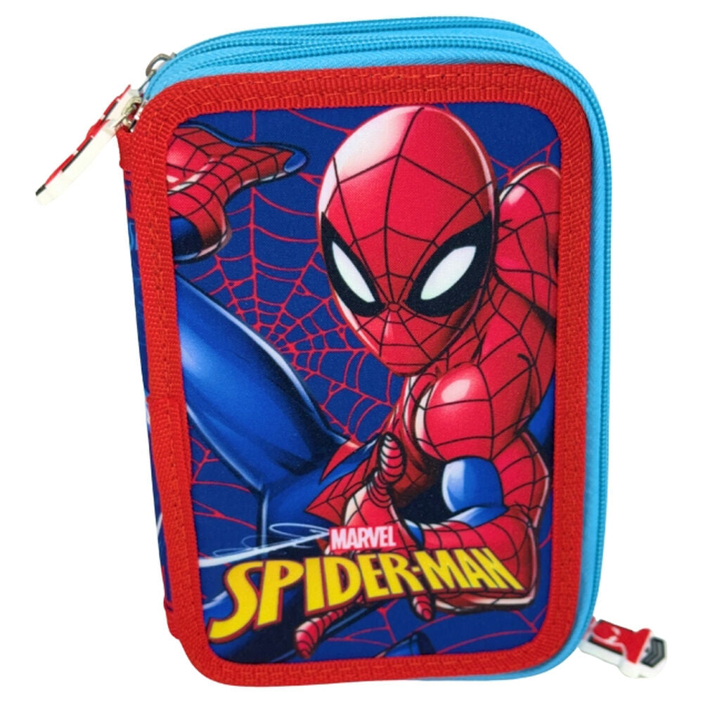 Estojo Triplo Web Marvel Spiderman