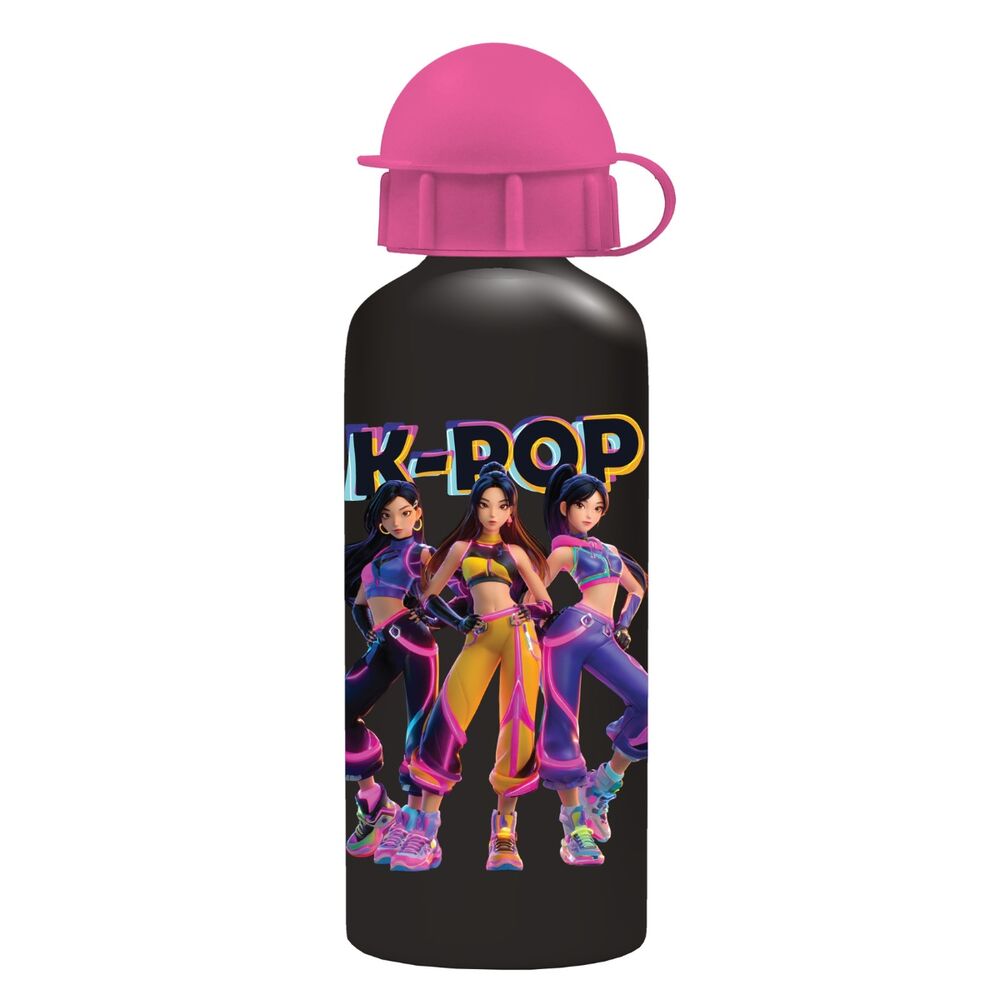 Conjunto Sanduicheira + Garrafa Aluminio K-Pop Demon Hunters 500ml