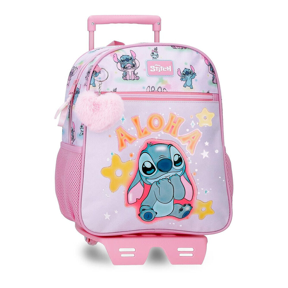 Mochila Pré-Escolar Trolley You &amp; Me Stitch Disney 33cm