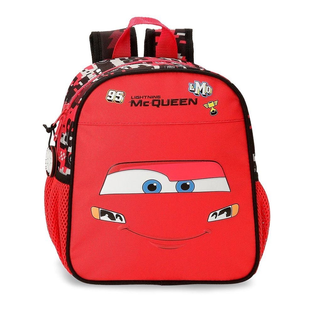 Mochila Creche Mcqueen Cars Disney 25cm Adaptável