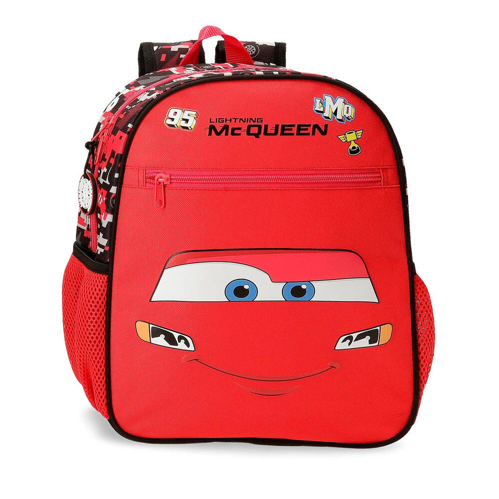 Mochila Pré-Escolar Mcqueen Cars Disney 33cm Adaptável