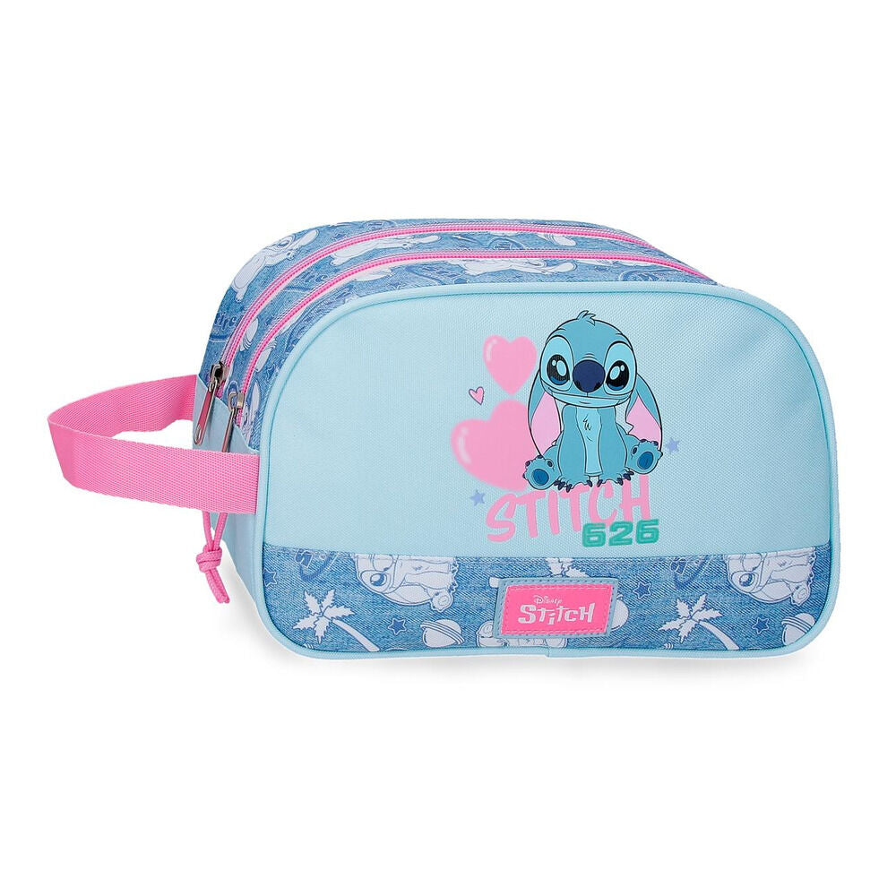 Necessaire Hearts Stitch Disney Adaptável