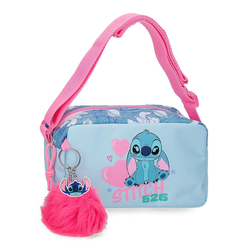 Bolsa de Ombro Hearts Stitch Disney