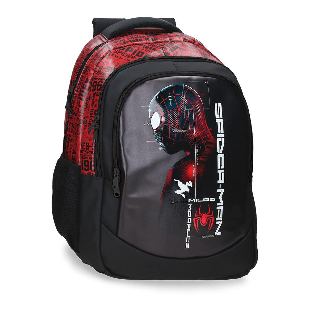 Mochila Escolar Technology Spiderman Marvel 46cm Adaptável