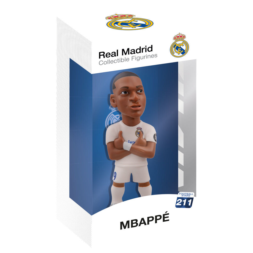 Figura Minix Futebol Mbappe Real Madrid 12cm