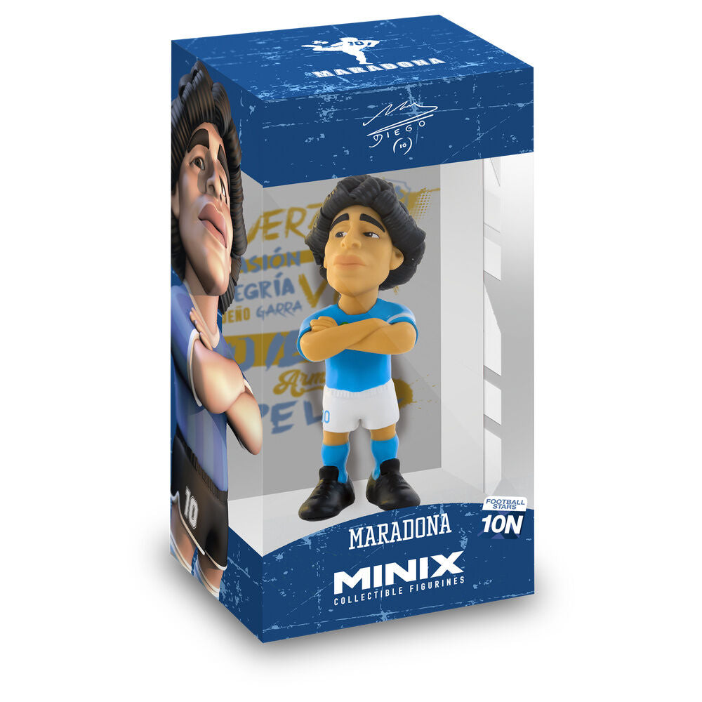 Figura Minix Futebol Napoli Maradona 12cm