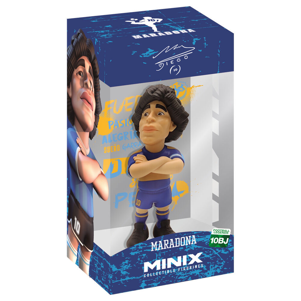 Figura Minix Futebol Boca Jr. Maradona 12cm