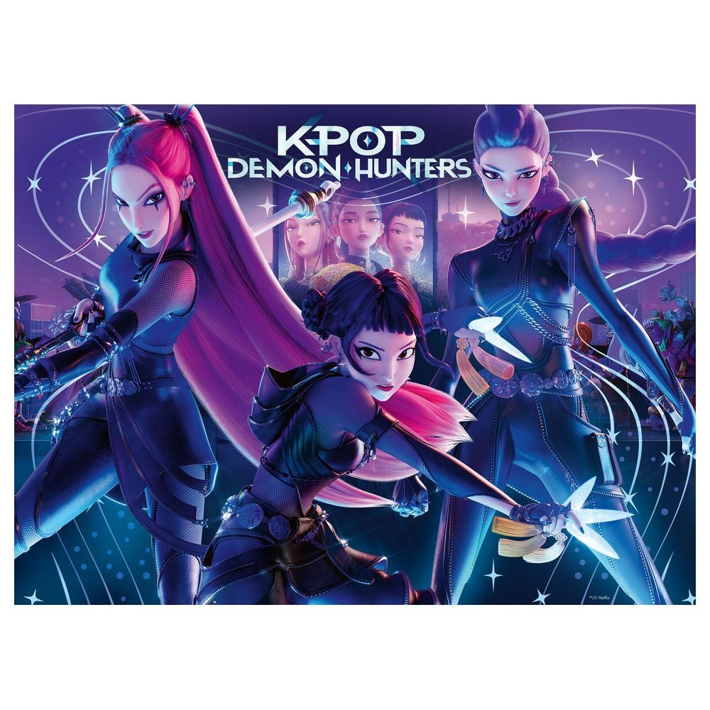 Puzzle Rumi, Mira &amp; Zoey K-Pop Demon Hunters XXL 300pcs
