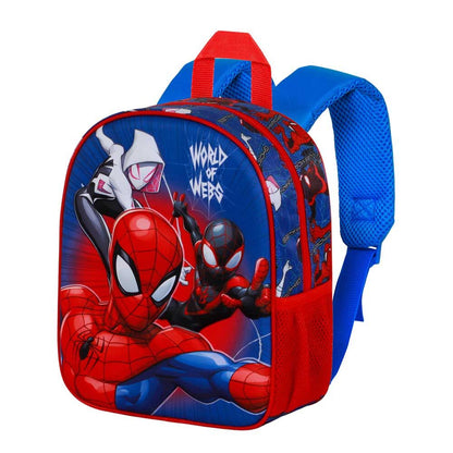 Mochila Pré-Escolar 3D Word Spiderman Marvel 31cm