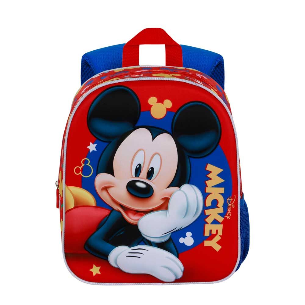 Mochila Pré-Escolar 3D Buddy Mickey Mouse Disney 31cm
