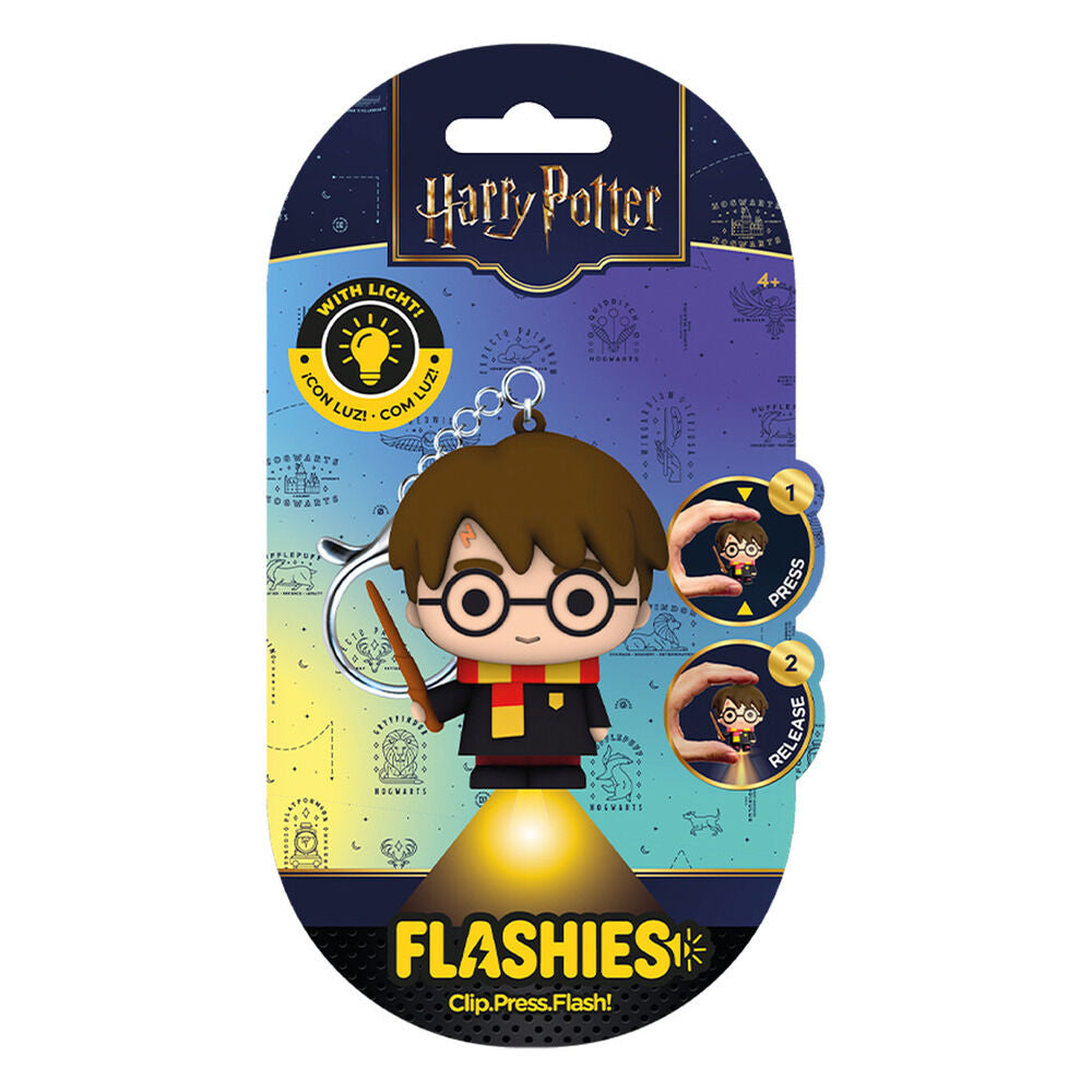 Porta-Chaves figura 3D com luz Harry - Harry Potter Flashies