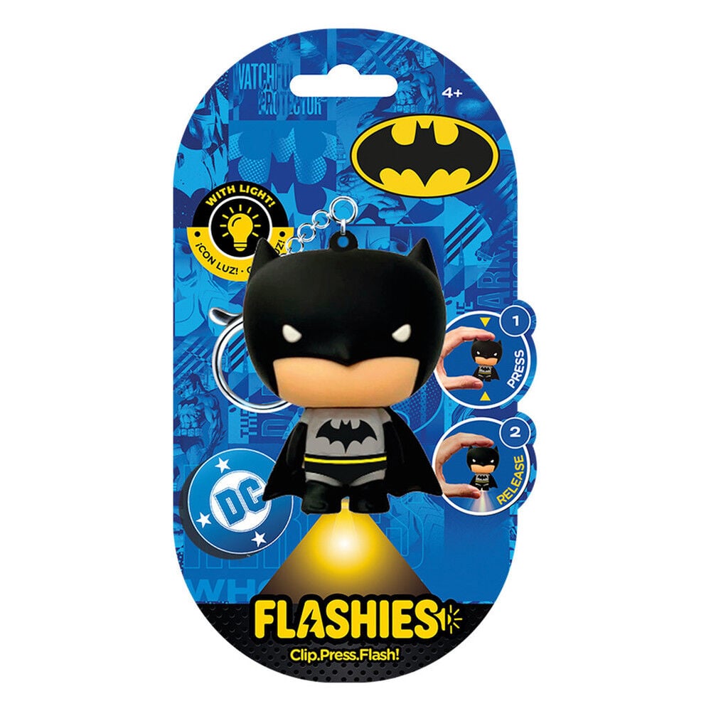 Porta-Chaves figura 3D com luz Batman DC Comics Flashies