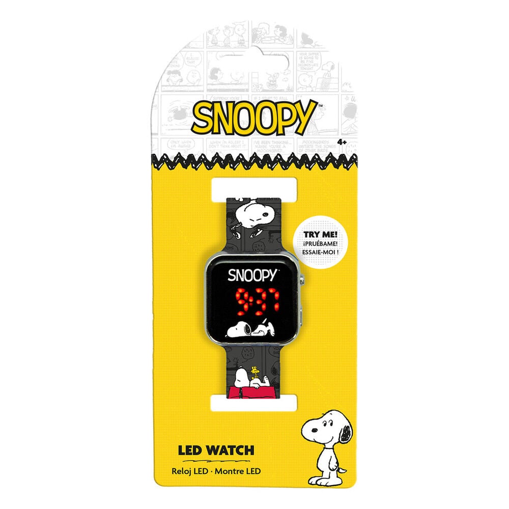 Relógio Led Snoopy Peanuts