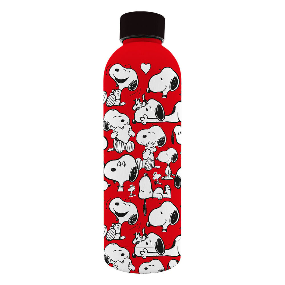 Garrafa Suave Aço Inoxidável Snoopy Peanuts 800ml