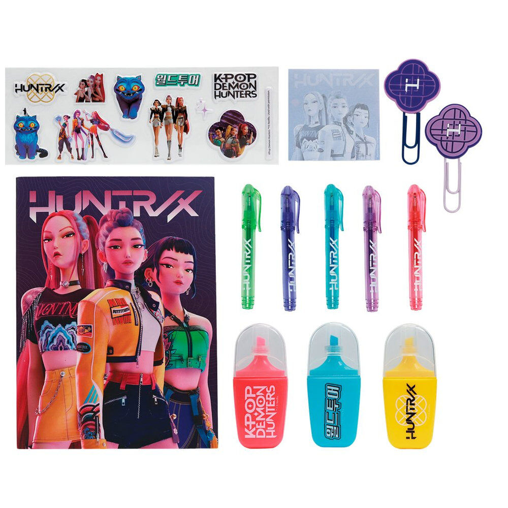 Set de Papelaria K-Pop Demon Hunters
