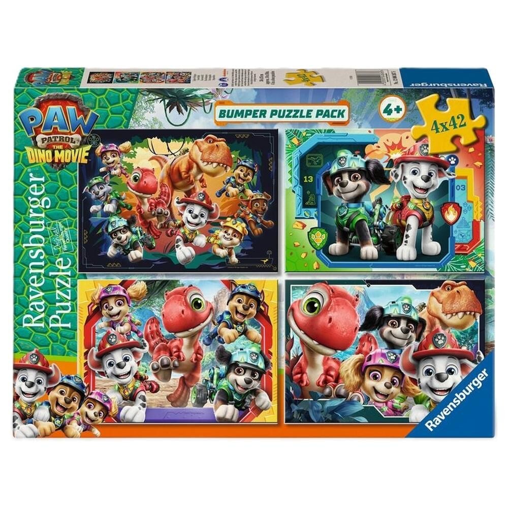 Puzzle Dino Movie Patrulha Pata Paw Patrol 4x42pcs