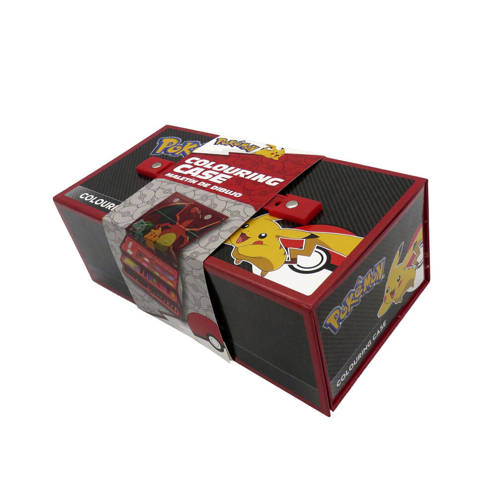 Set de Papelaria Atividade Pokemon 52pcs
