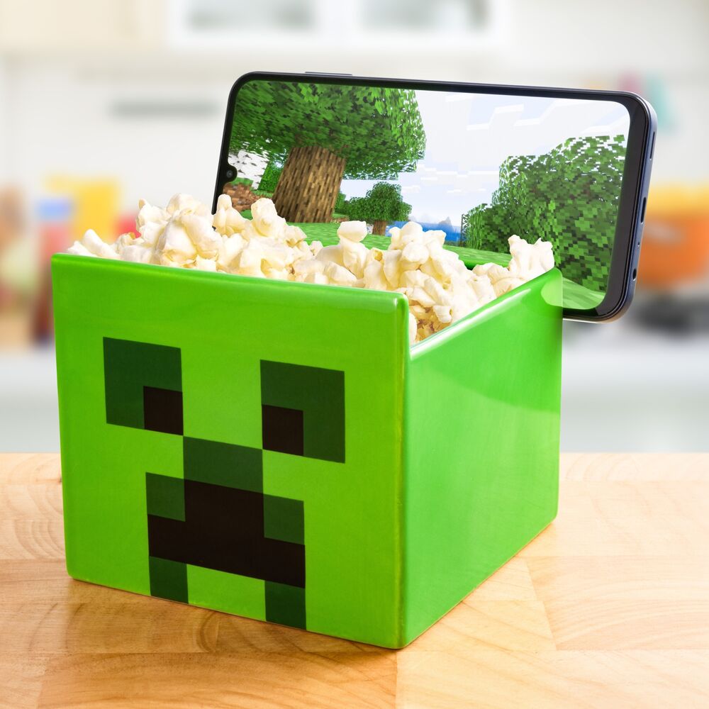 Bowl Snacks Streaming Creeper Minecraft