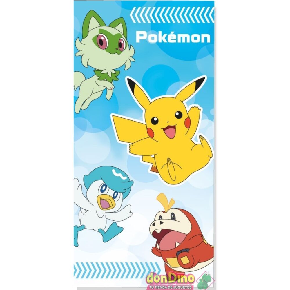 Toalha de Praia Pokemon e Amigos Pokemon