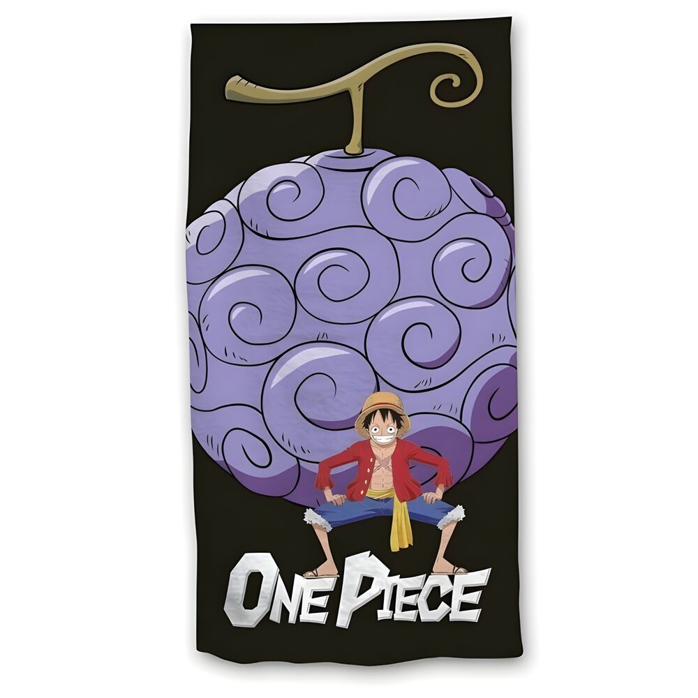 Toalha de Praia Microfibra Luffy One Piece