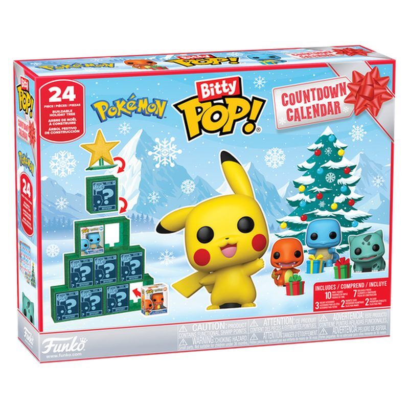 Calendário Advento Bitty Pop Pokemon