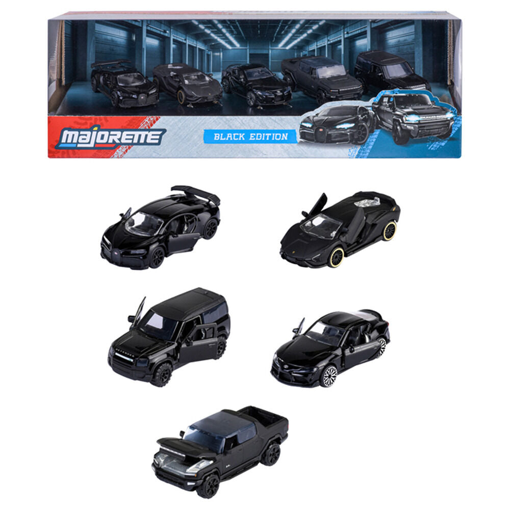 Pack 5 Carros Pretos