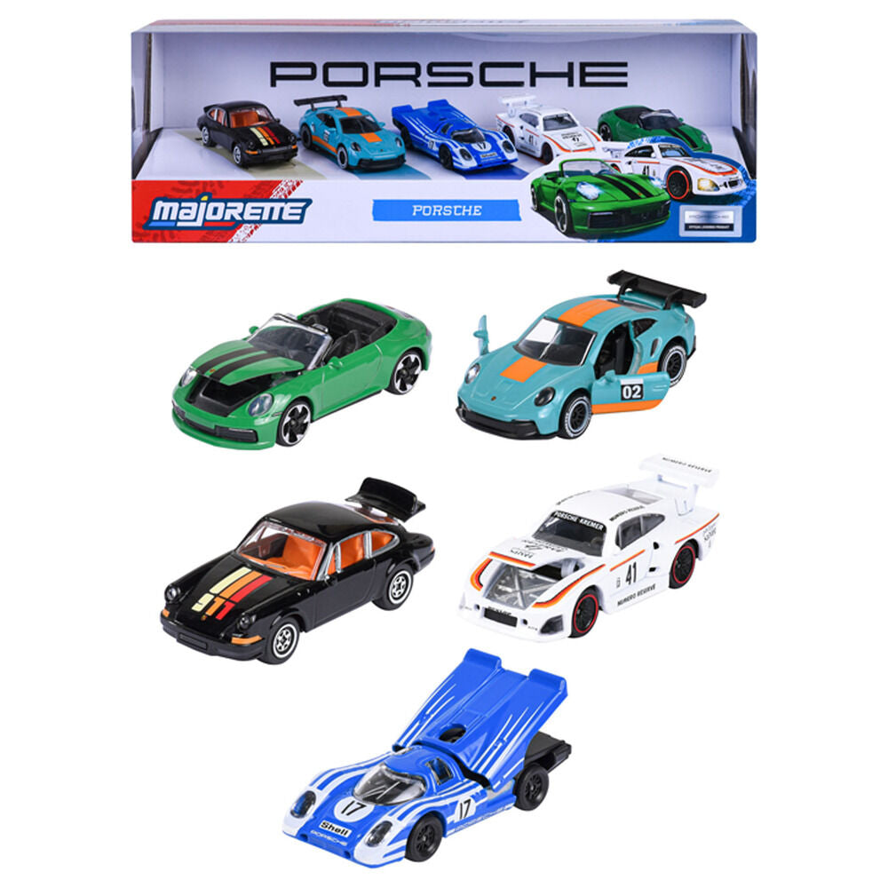 Pack 5 Carros Porsche