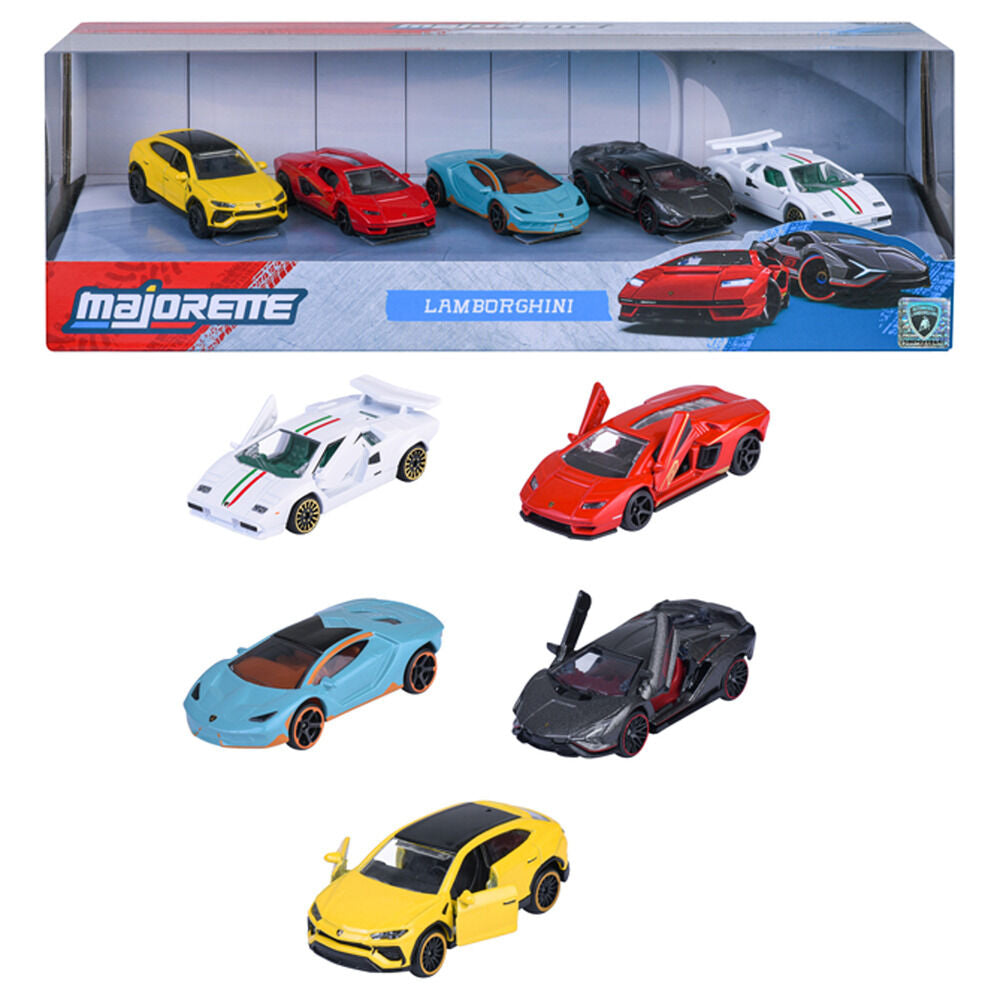 Pack 5 Carros Lamborghini