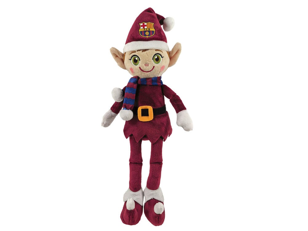 Peluche Elfo Natal FC Barcelona 35cm